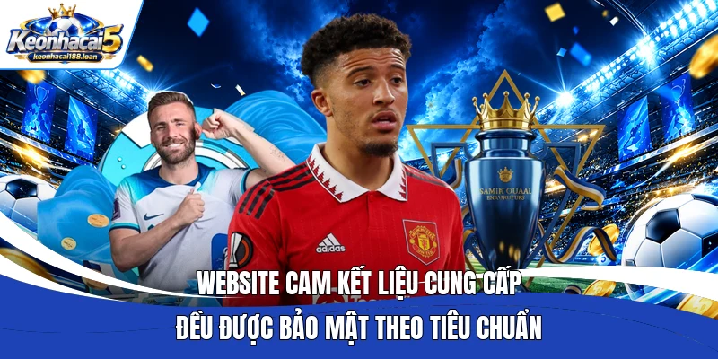 Website cam kết liệu cung cấp đều được bảo mật theo tiêu chuẩn